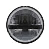 5 3/4" Round Black LED Headlight With 8 High Power LEDs
