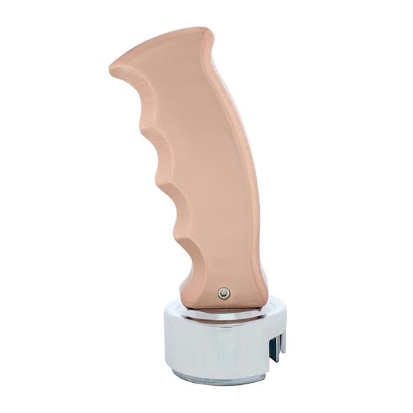 Rose Gold Pistol Grip 13/15/18 Speed Shift Knob Side View