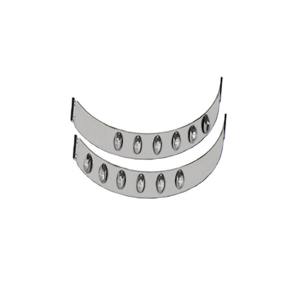 Peterbilt Fuel Tank Strap With 6 M5 LEDs Clear/Amber