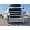  Freightliner Cascadia Herd Grill Guard 200 Series Satin Finish On Freightliner Forward View