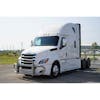  Freightliner Cascadia Herd Grill Guard 200 Series Satin Finish On Freightliner Distant View