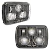 5" x 7" Black High And Low Beam Headlight