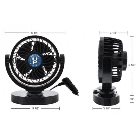 Mini Cooling Turbo Fan Dimensions