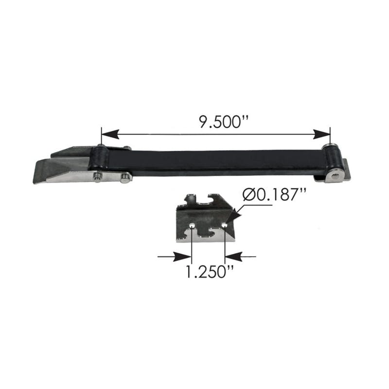Volvo 9.5" Hood Latch Kit Raney's Truck Parts
