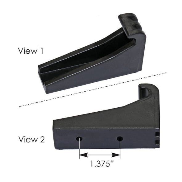 Freightliner Columbia 1995-2008 Hood Latch Hook A17-13788-000 Measurements