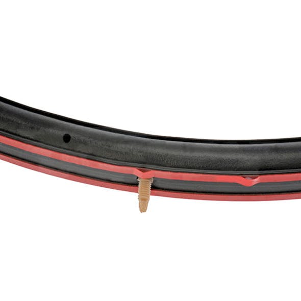 Freightliner M2 Cab Door Rain Gutter Seal A1845220000 A1845220001 (Driver-Side; Closeup)