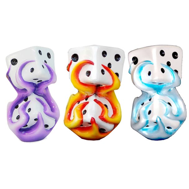 Flaming Dice Shift Knob Kit - All Color Options