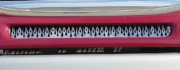 Freightliner Columbia Century FLD Lower Grill Flame Insert By RoadWorks