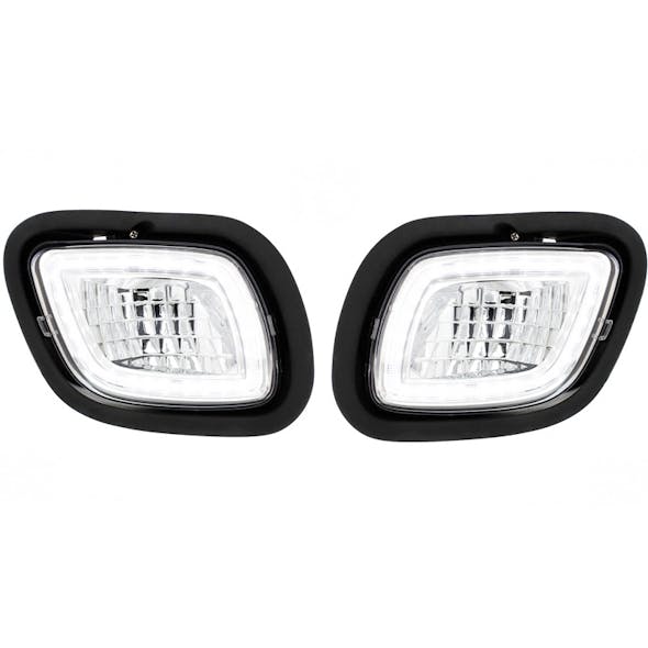 LED Fog & Driving Light With Halo Position Light