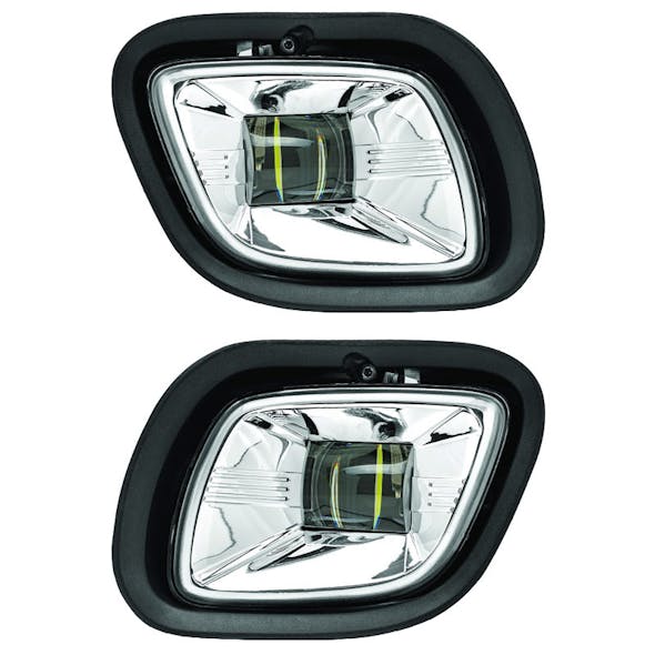 Chrome Freightliner Cascadia Fog Lights A06-51908-000 A06-51908-001 (Off)