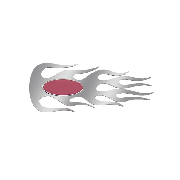 Peterbilt Side Of Hood Logo "Inferno" Style