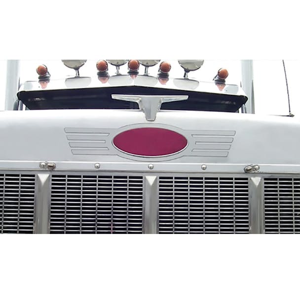 Peterbilt Front Of Hood Logo "Indian Feather" Style