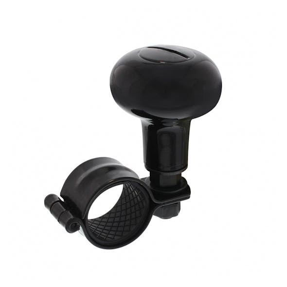 Universal Classic Black Steering Wheel Spinner 