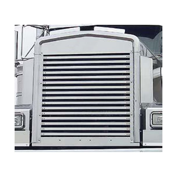 Kenworth W900L Replacement Grill With 16 Horizontal Bars