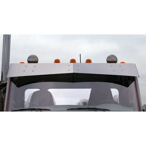 Peterbilt 579 567 11" Flat Top Drop Visor Untie Drop