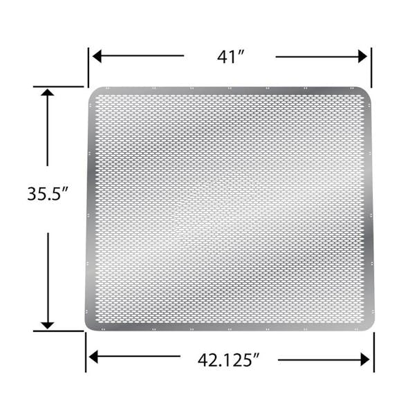 Peterbilt 379 Extended Hood Punched Grill Insert