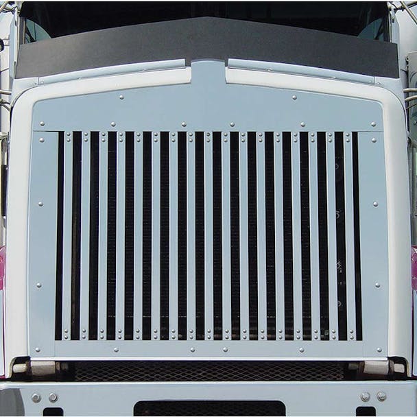 Kenworth T800 Replacement Grill with 17 Vertical Bars 1995 & Newer
