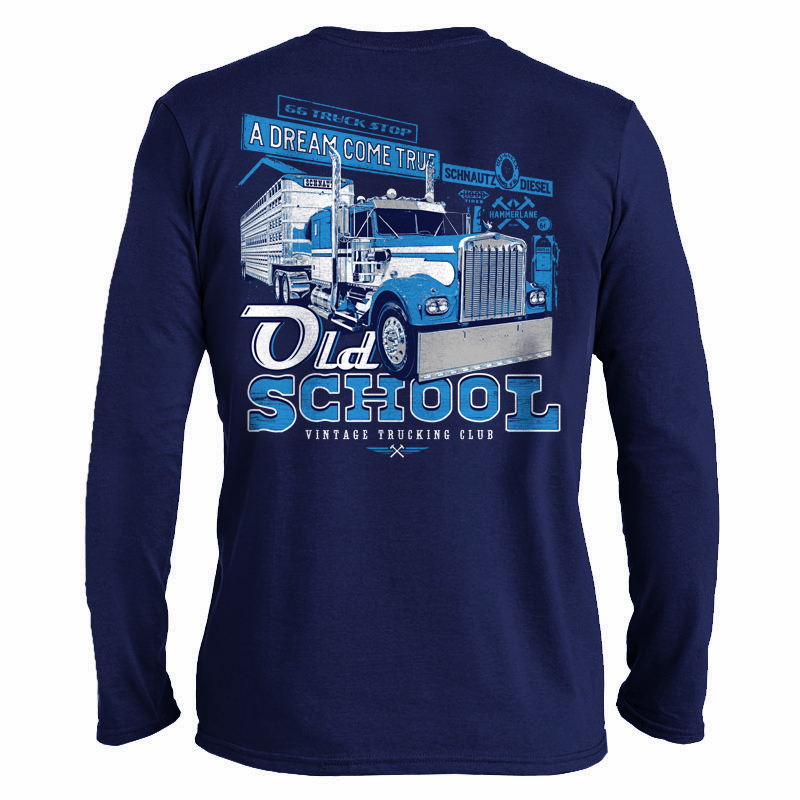 Old School Hammer Lane Long Sleeve T-Shirt - Raney's Truck Parts