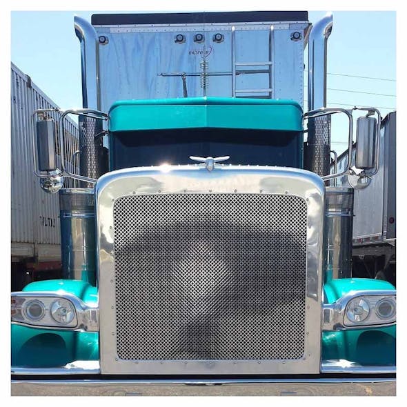 Peterbilt 388 389 589 Stainless Steel Punch Grill