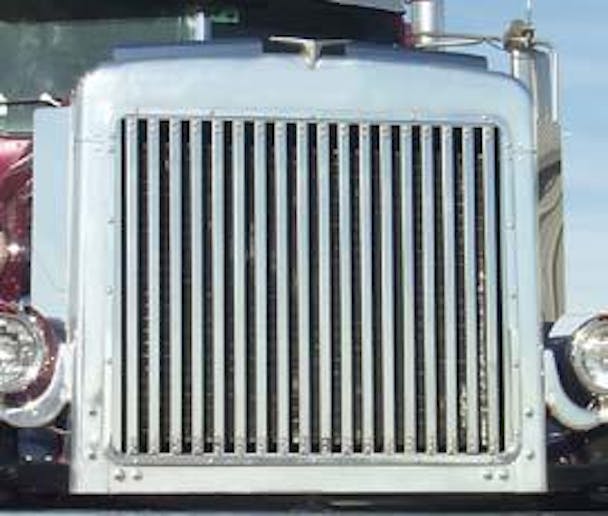 Peterbilt 359 Grill With 18 Vertical Bars By RoadWorks
