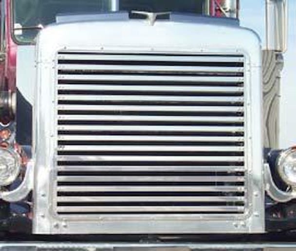 Peterbilt 359 Grill Insert With 16 Horizontal Bars By RoadWorks