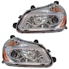 Kenworth T680 Chrome Projector Headlights - Set