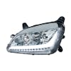 Peterbilt 579 587 Chrome Aftermarket Projector Headlights - DRLOn