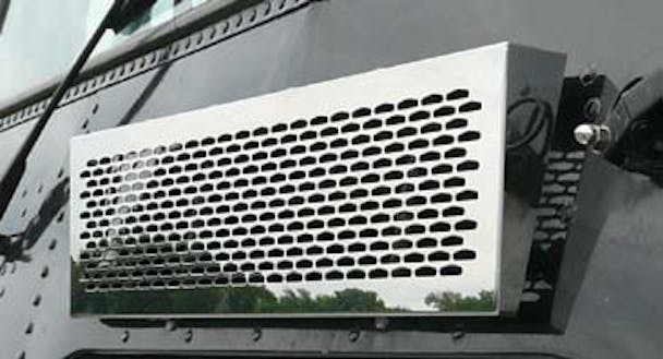 Freightliner FLA Cabover Hinged Upper Grill With Freightliner Logo Holes By RoadWorks