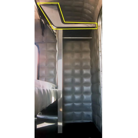 Peterbilt 359 Bunk Trim Closet
