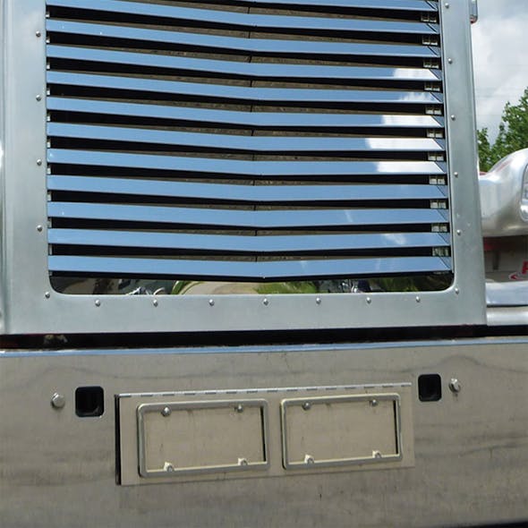 Stainless Steel License Plate & HUT Sticker Holder - Raney's Truck