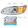 Projector Headlights With Amber LED Marker Light & Dual Function LED Glow Light - Info
