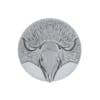 Vibrant Colored Eagle Air Valve Knob - Liquid Silver