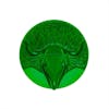 Vibrant Colored Eagle Air Valve Knob - Emerald Green