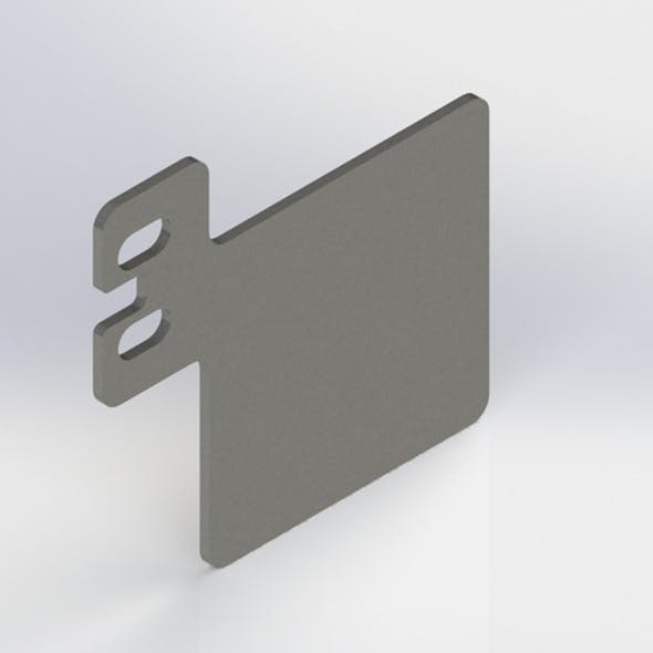 Peterbilt Stainless Steel Exhaust Stack Permit Holder By Lincoln Chrome