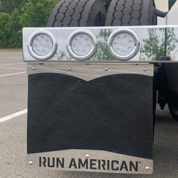 Stainless Steel 24" Bottom Mud Flap Weight -Example