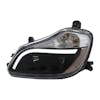 Kenworth T680 Blackout Aftermarket Projector Headlights with LED Bar - Driver Side