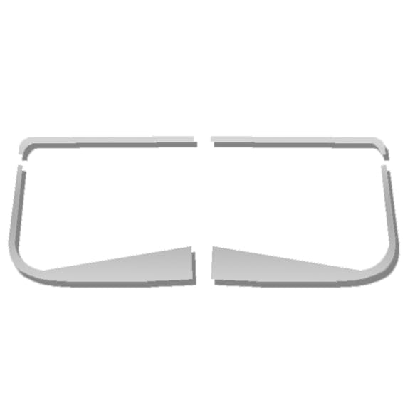 Kenworth W900 5 Piece Large Curved Window Windshield