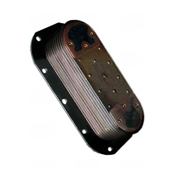 Detroit Diesel 50 60 Engine Oil Cooler Close