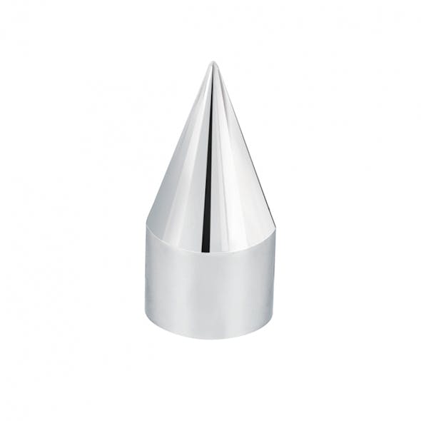 60 Pack Chrome Spike Nut Cover Thread-On Single View