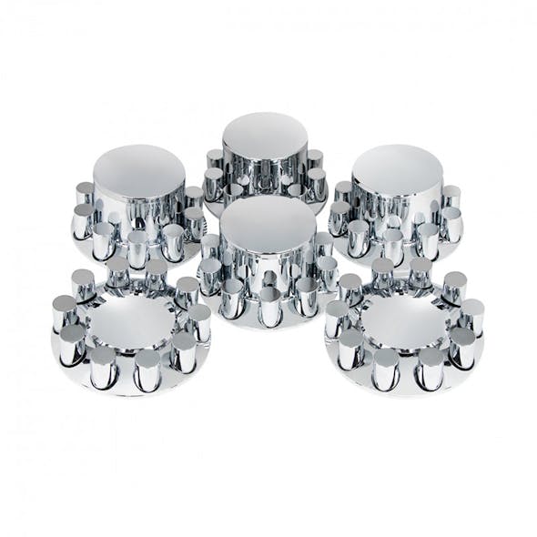 Complete Chrome Cover Kit with Lug Nut Covers