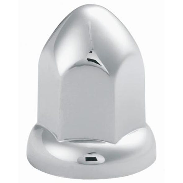 Chrome 33mm Push-On Bullet Nut Cover-Main Single Image