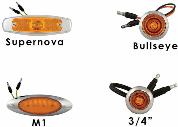 Peterbilt 567 579 3" Cab Panels Light Options 1