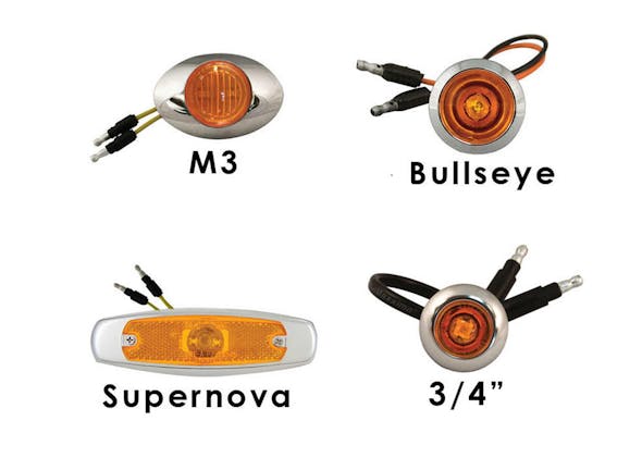 Peterbilt 567 579 3.5" Cab Panels Light Options 1