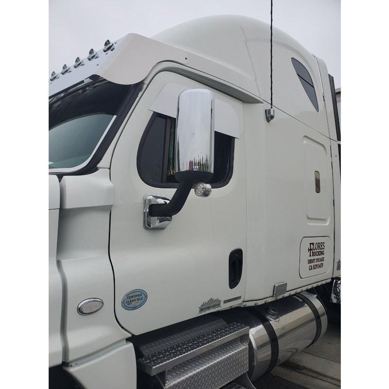 thumbnail image 2 of United Pacific Chrome Mirror Post Cover For Freightliner Cascadia 2008-2017 #42373 2 of 6