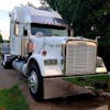 Freightliner Classic Stainless Steel Bumper On White Classic