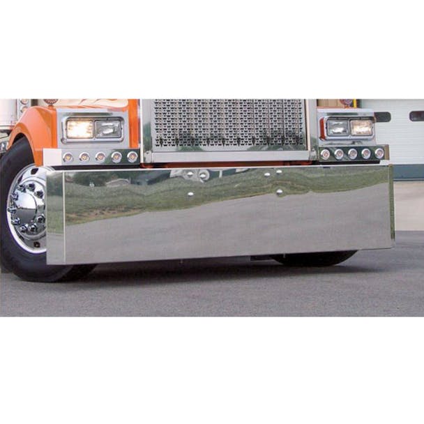 Western Star 4900 Stainless Steel Bumper By Roadworks Front