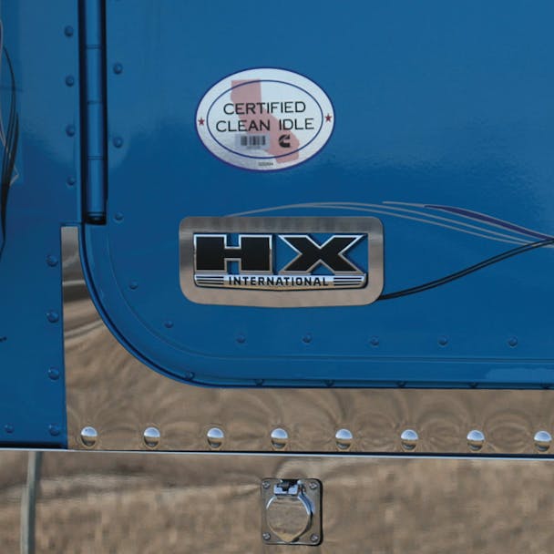 International HX520 Logo Trims - Framed
