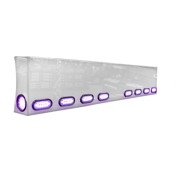 Chrome Blind Mount American Eagle Bumper