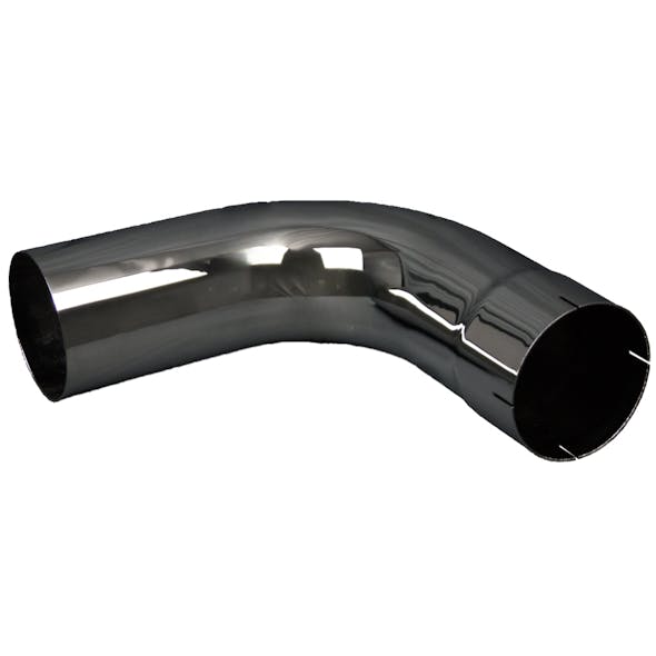  Chrome Plated 90 Degree Exhaust Elbow 5" Diameter 15" Legs 