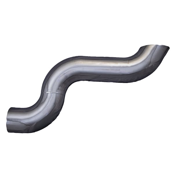  5" OD Chrome Dump Truck Stack Pipe 